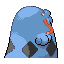 Imagen posterior de Swalot variocolor en Pokémon Esmeralda