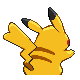 Imagen posterior de Pikachu hembra en la cuarta generación