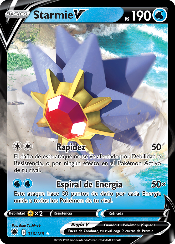 Starmie V (Resplandor Astral TCG) - WikiDex, la enciclopedia Pokémon