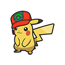 Icono del Pikachu con gorra Hoenn en Pokémon HOME