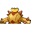 Imagen posterior de Cacnea variocolor en Pokémon Rojo Fuego y Pokémon Verde Hoja