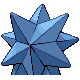 Imagen posterior de Starmie variocolor en Pokémon Platino