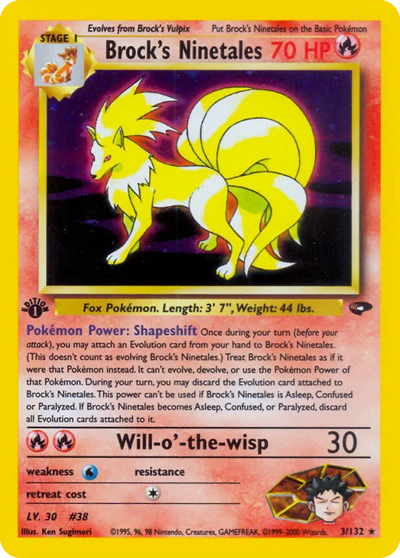 Brock's Ninetales (Gym Challenge TCG) - WikiDex, la enciclopedia