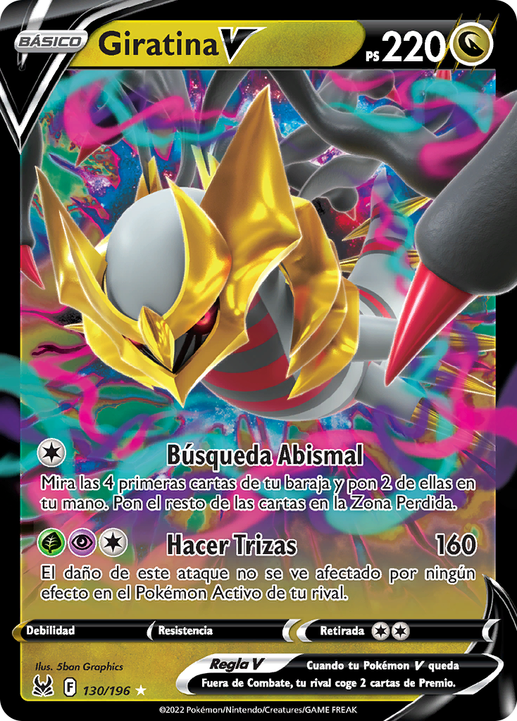 Giratina V (Origen Perdido TCG) - WikiDex, la enciclopedia Pokémon