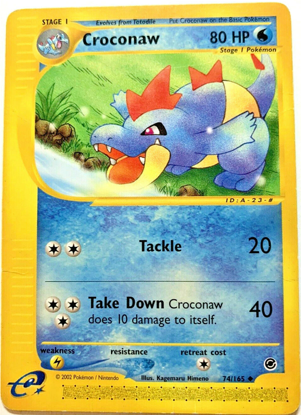 Croconaw (Expedition Base Set TCG) - WikiDex, la enciclopedia Pokémon