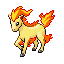 Imagen de Ponyta en Pokémon Rojo Fuego y Verde Hoja