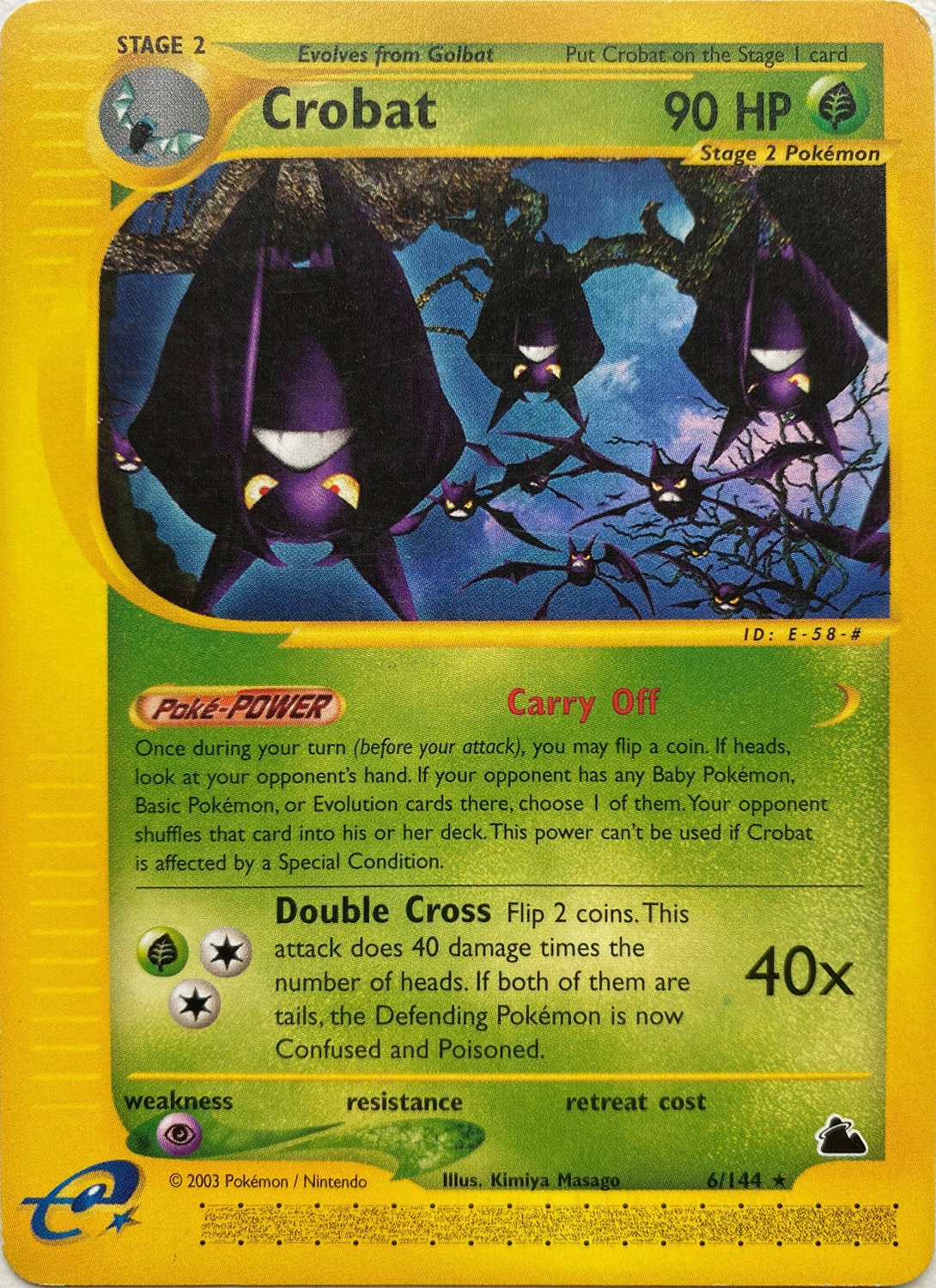 PSA4 Crobat Skyridge #147 クロバット　英語版 Preços de Crobat #147 | Pokemon Skyridge | Cartas de Pokemon