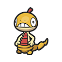 Icono de Scraggy en Pokémon HOME