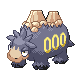 Imagen de Camerupt variocolor hembra en Pokémon Diamante y Pokémon Perla