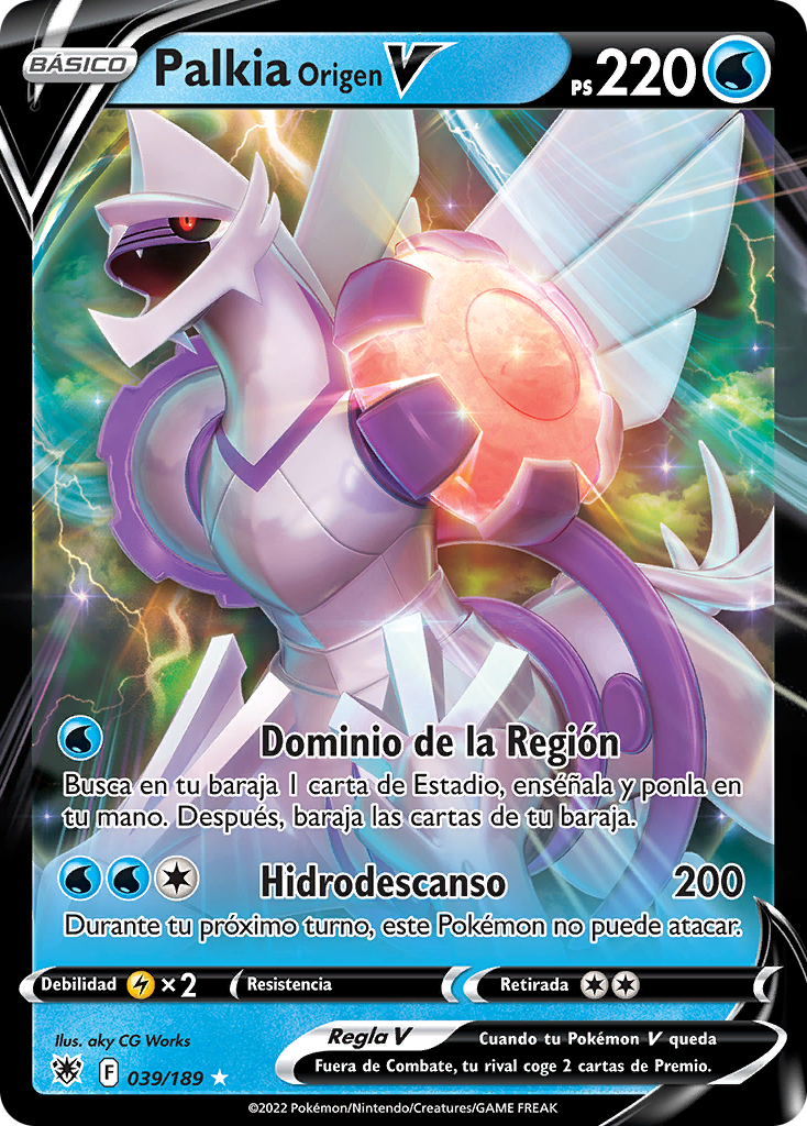 Pokémon TCG: Palkia Origen V-Astro Collection Premium (Español)