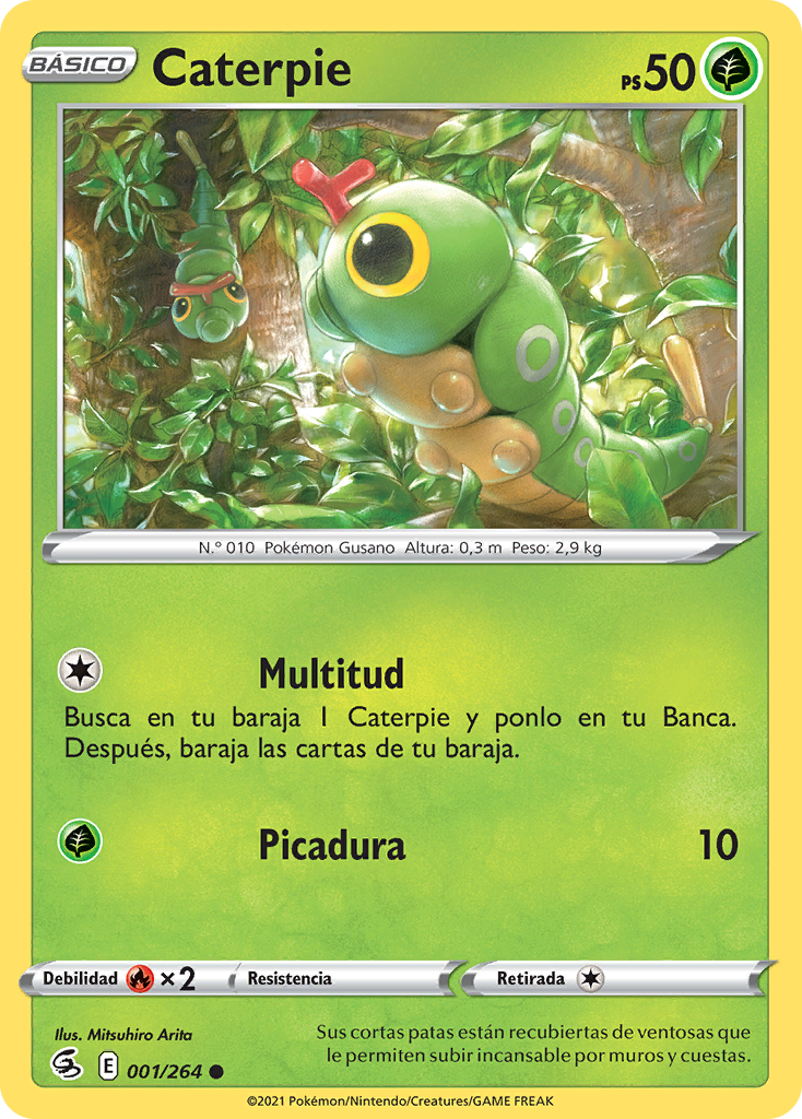 Caterpie (Golpe Fusión TCG) WikiDex, la