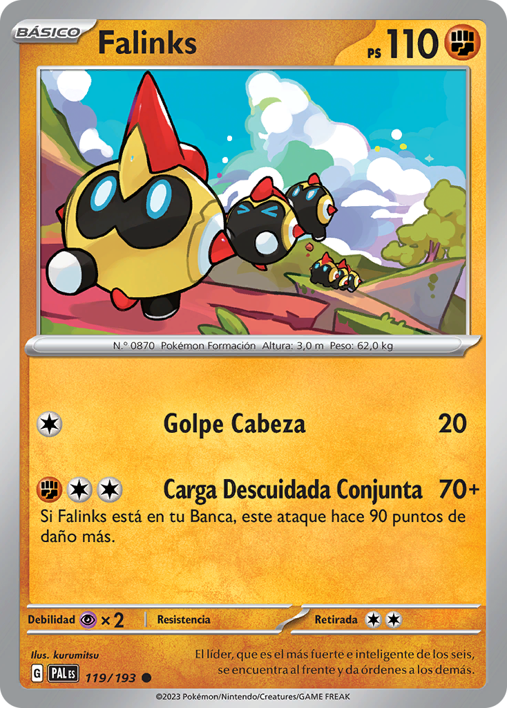 Falinks (Evoluciones en Paldea TCG) - WikiDex, la enciclopedia Pokémon