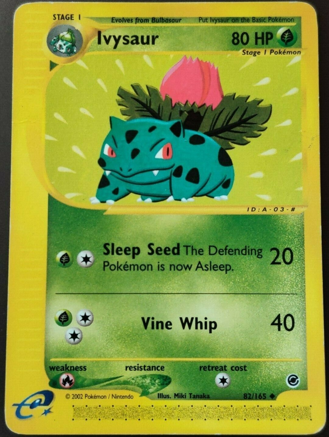 Ivysaur (Expedition Base Set TCG) - WikiDex, la enciclopedia Pokémon