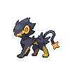 Imagen de Luxray variocolor hembra en Pokémon Diamante y Pokémon Perla