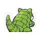 Imagen posterior de Sandshrew variocolor en Pokémon Platino