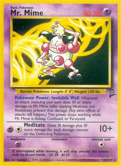 Archivo:Mr. Mime (Base Set 2 TCG).png - WikiDex, la enciclopedia Pokémon