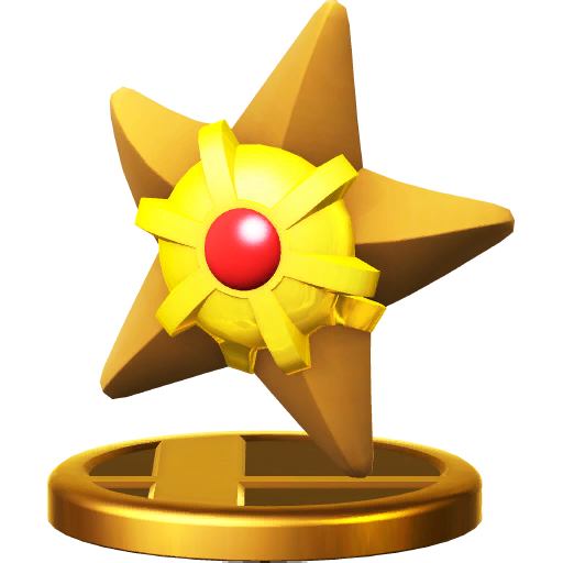 Archivo:Trofeo de Staryu SSB4 (Wii U).png