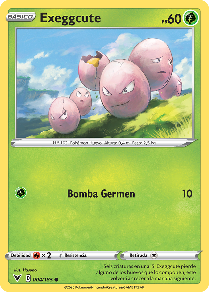 Exeggcute (Voltaje Vívido TCG) WikiDex, la enciclopedia Pokémon