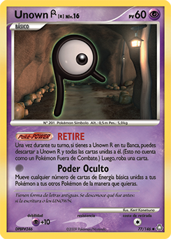 Carta de Unown R