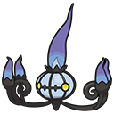 Icono de Chandelure en Pokémon HOME