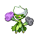 Imagen de Roserade variocolor hembra en Pokémon Diamante y Pokémon Perla