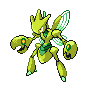 Imagen de Scizor variocolor hembra en Pokémon Platino