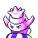 Imagen posterior de Slowking variocolor en Pokémon Cristal