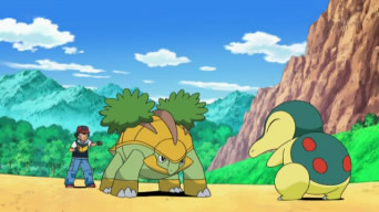 Archivo:EP613 Cyndaquil vs Grotle.PNG