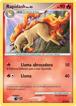 Carta de Rapidash