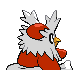 Imagen posterior de Delibird en Pokémon Diamante y Pokémon Perla