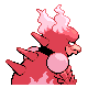 Imagen posterior de Magmar variocolor en Pokémon Diamante y Pokémon Perla