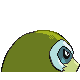 Imagen posterior de Mamoswine variocolor macho en Pokémon Oro HeartGold y Pokémon Plata SoulSilver