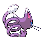 Imagen posterior de Glameow variocolor en Pokémon Oro HeartGold y Pokémon Plata SoulSilver