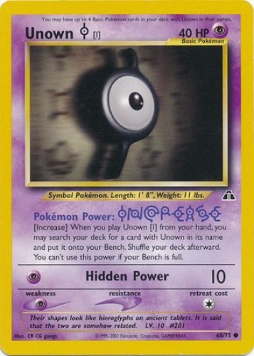 Unown I (Neo Discovery TCG) - WikiDex, la enciclopedia Pokémon