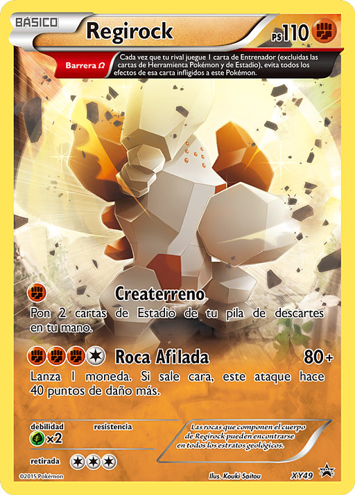 Regirock (XY Promo 49 TCG) - WikiDex, la enciclopedia Pokémon