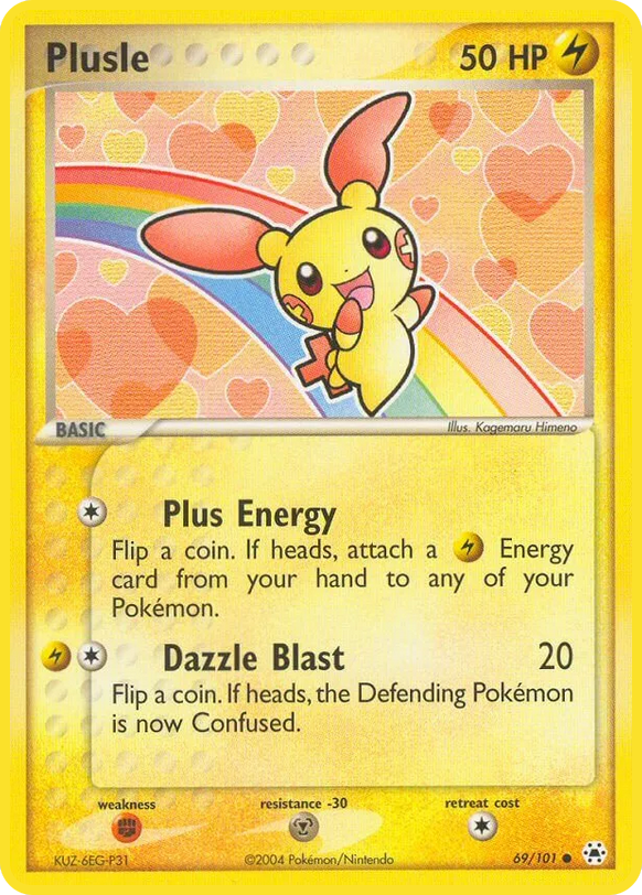 Plusle (Hidden Legends TCG) WikiDex, la enciclopedia Pokémon