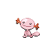 Imagen de Wooper variocolor hembra en Pokémon Oro HeartGold y Pokémon Plata SoulSilver