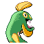 Imagen posterior de Huntail variocolor en Pokémon Esmeralda