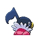 Imagen posterior de Chatot variocolor en Pokémon Platino