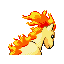 Imagen posterior de Ponyta en la tercera generación