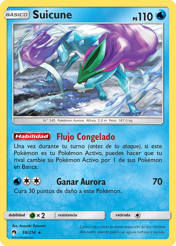 Suicune Truenos Perdidos TCG WikiDex La Enciclopedia Pok mon