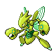 Imagen de Scizor variocolor hembra en Pokémon Diamante y Pokémon Perla