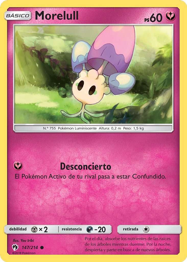 Morelull (Truenos Perdidos TCG) WikiDex, la enciclopedia Pokémon