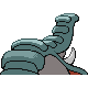 Imagen posterior de Donphan macho en Pokémon Diamante y Pokémon Perla