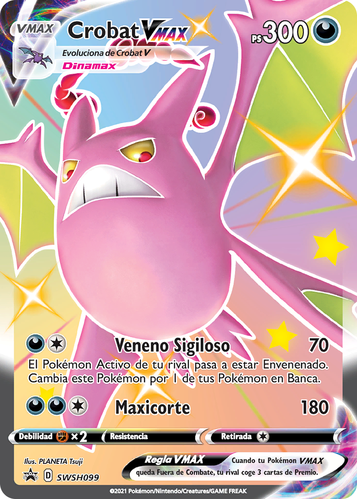 Archivo:Crobat VMAX (SWSH Promo 99 TCG).png - WikiDex, la enciclopedia ...