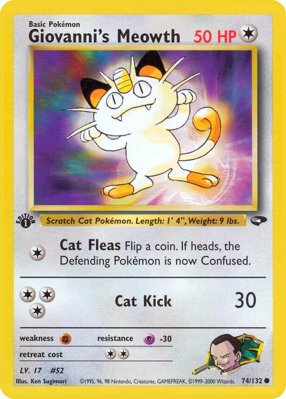Meowth×3 Persian×5 of Glory from Meowth Giovanni's vs Fable Shrouded from Persian Giovanni'sCharisma×5 ポケモンカードゲーム