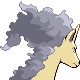 Imagen posterior de Rapidash variocolor en Pokémon Oro HeartGold y Pokémon Plata SoulSilver