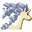 Imagen posterior de Rapidash variocolor en Pokémon Esmeralda