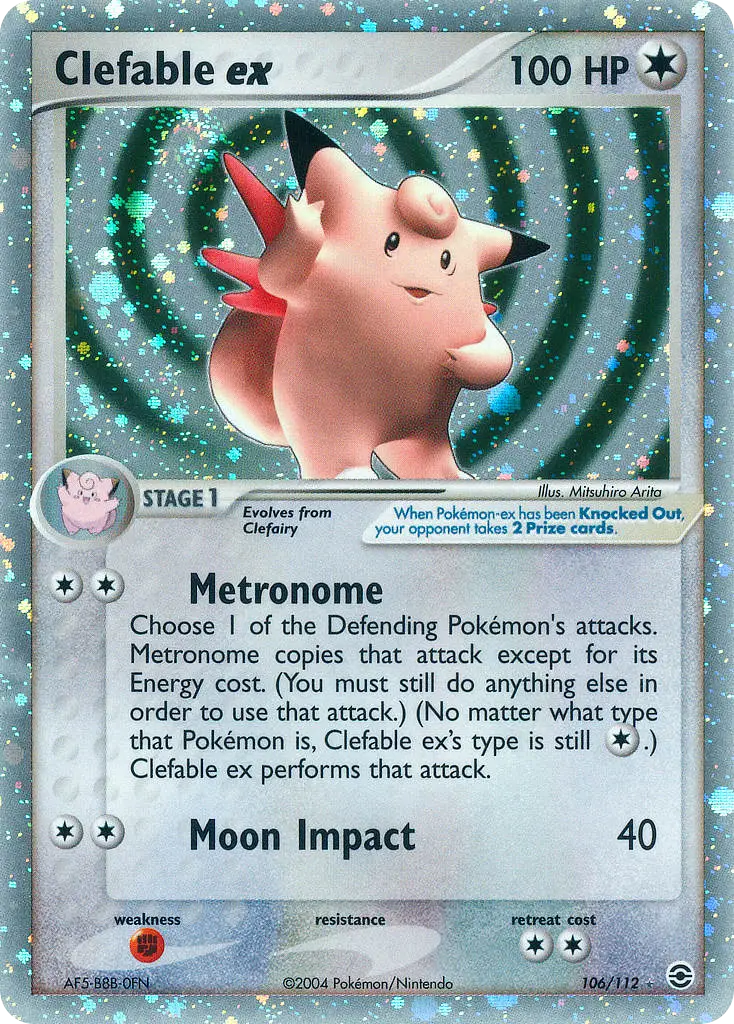 Clefable-ex (FireRed & LeafGreen TCG) - WikiDex, la enciclopedia Pokémon
