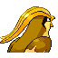 Imagen posterior de Pidgeot variocolor en Pokémon Rojo Fuego y Pokémon Verde Hoja